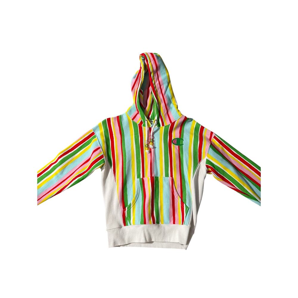 Women’s Champion striped hoodie
